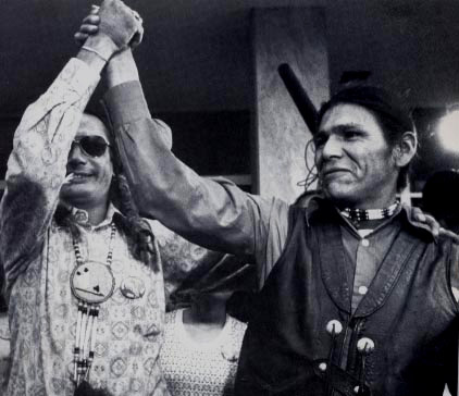 DENNIS BANKS  & RUSSELL MEANS